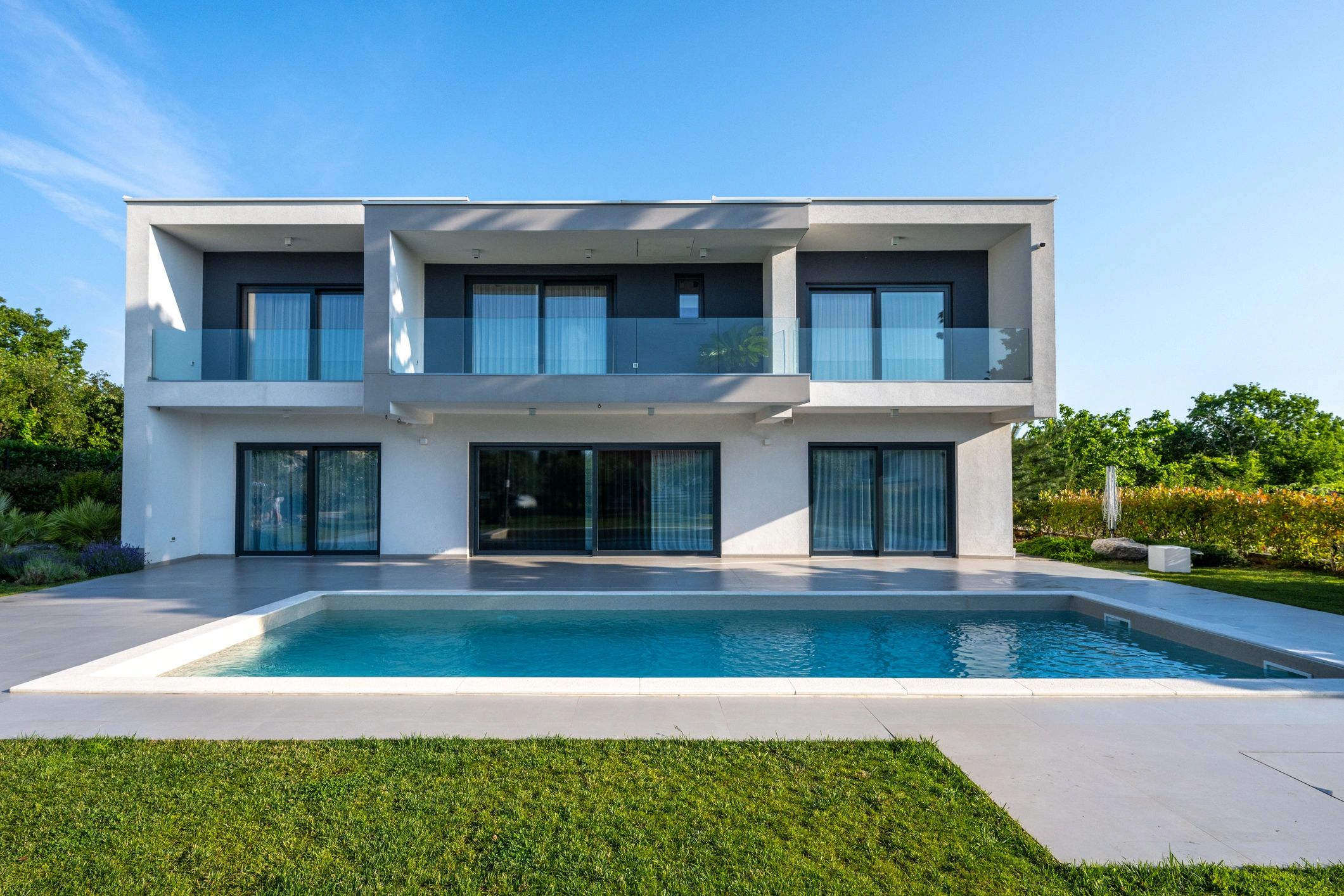 Home exterior with updated windows