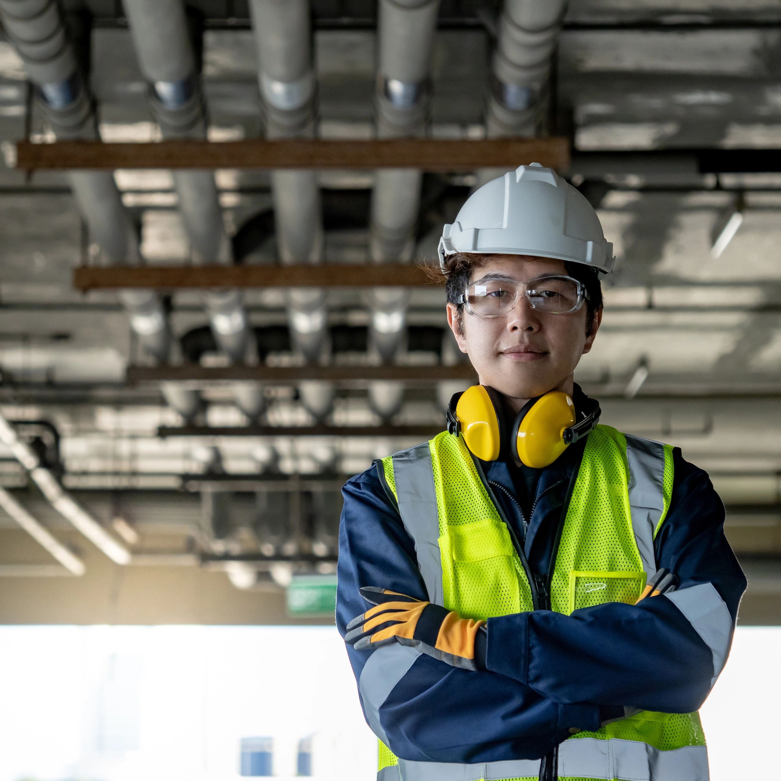 Construction professional representing field support