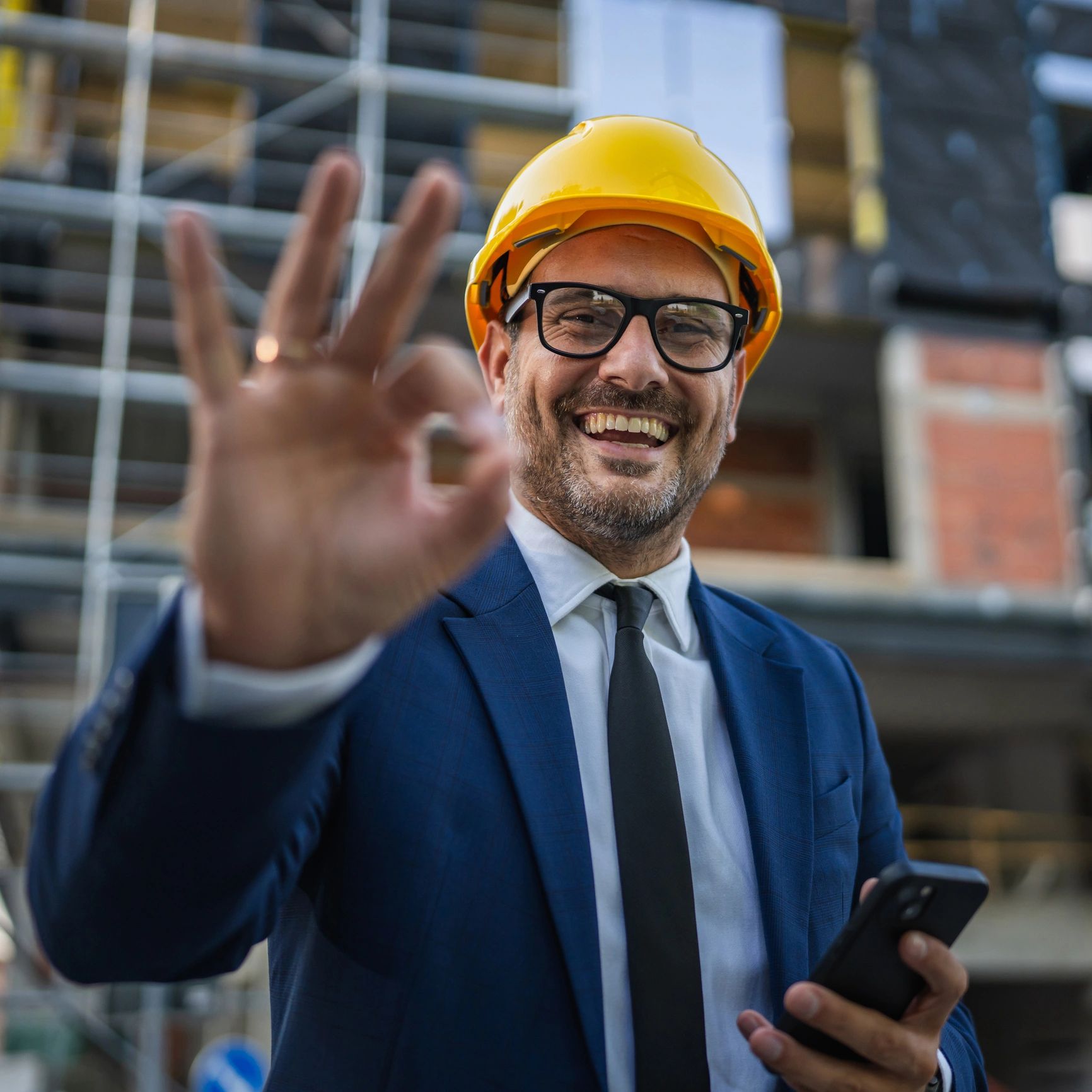 Construction professional representing restoration specialists