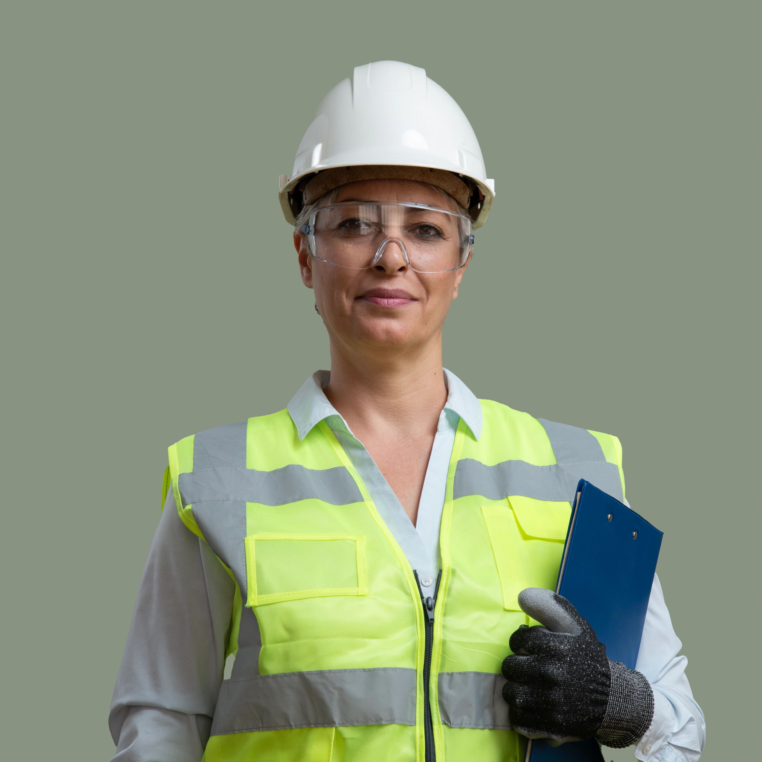 Construction professional representing remodeling crew