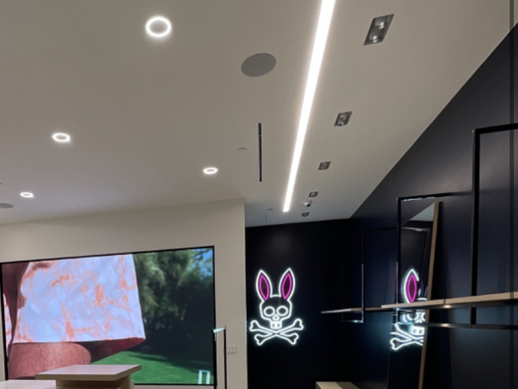 Finished retail showroom